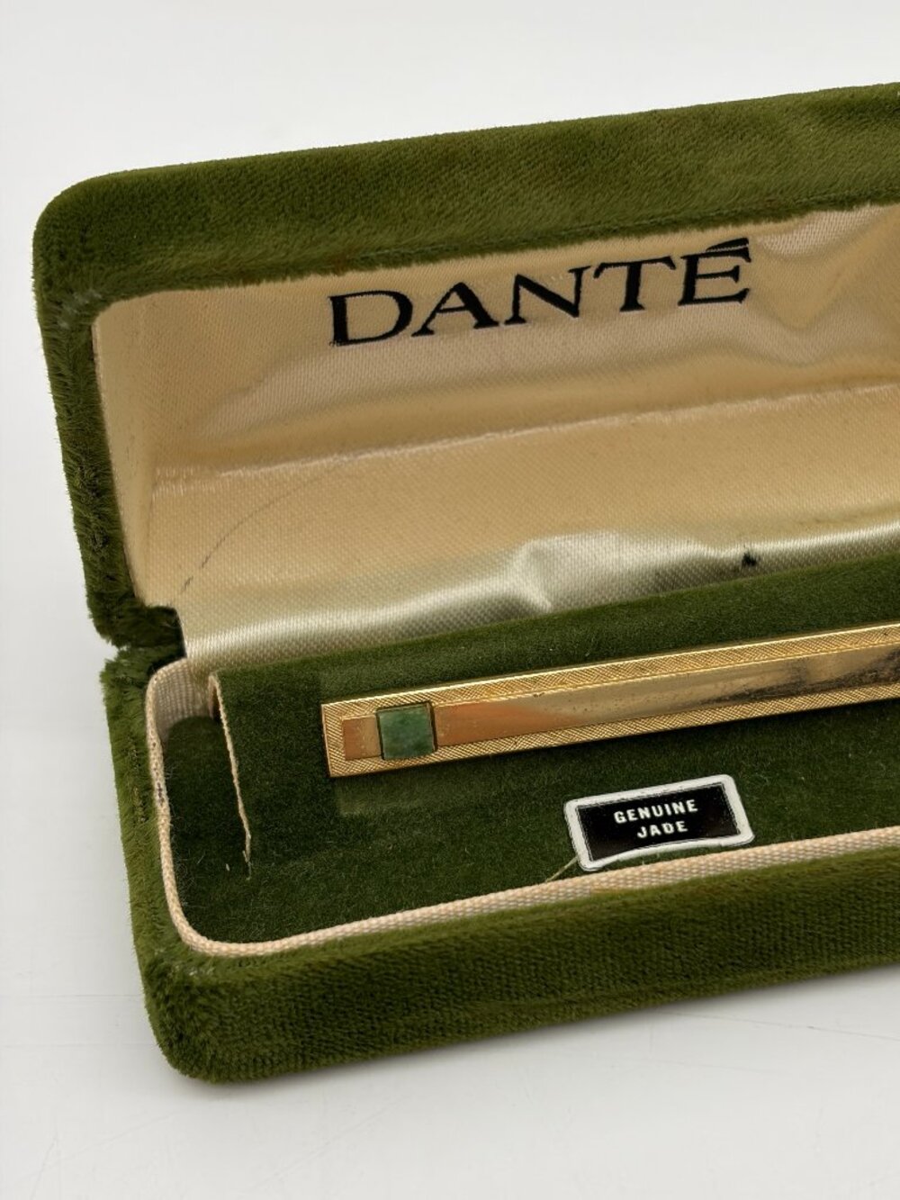 Vintage Dante Jade Men’s Neck tie clip
